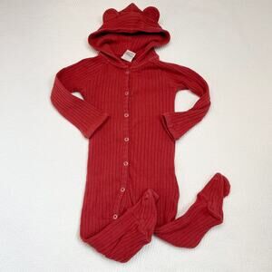 Kate Quinn Teddy Bear Ribbed Sleeper